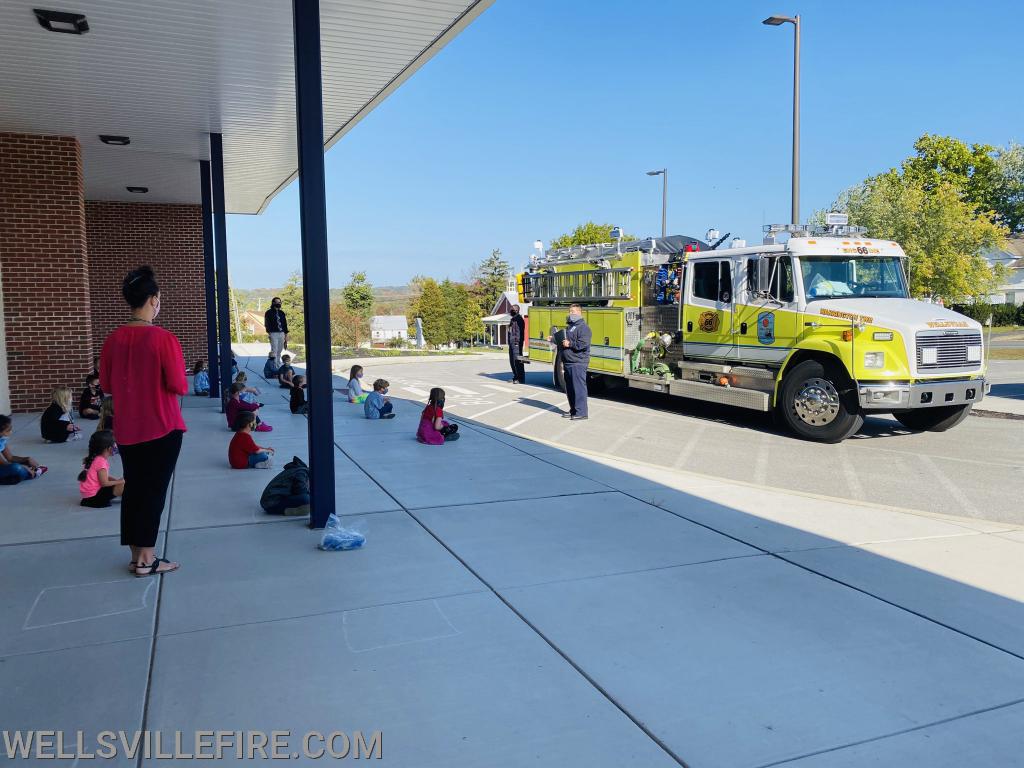 Fire Prevention Day 2020 at Wellsville Elementary School